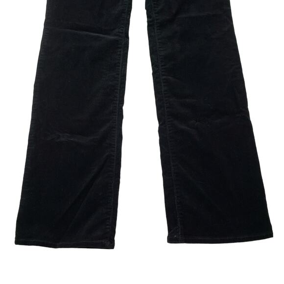 Loft 4 Maternity Corduroy Velvet Pants Women Black Extremely High Rise Elastic - Picture 8 of 11